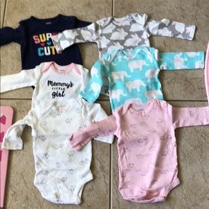 Carter’s Long Sleeve Onesies